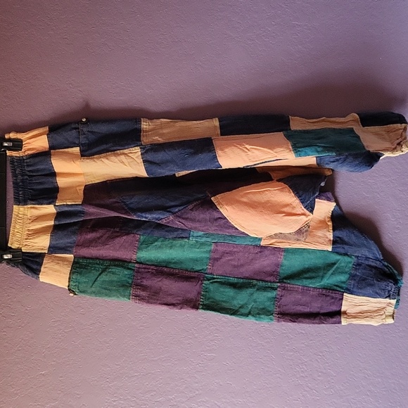 Patchwork Hippie Ankle Pants - Picture 7 of 12